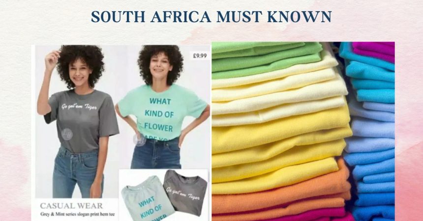 Top 5 Leading T-shirt Manufacturers South Africa Must Known